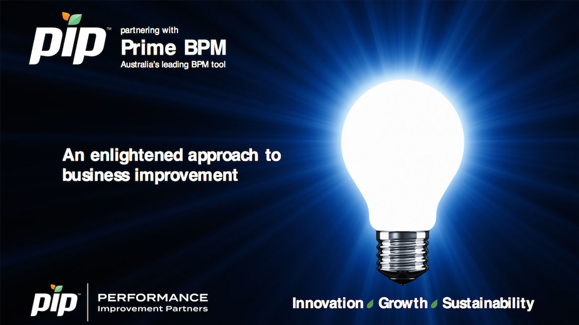 Enlightened approach to business improvement slide